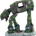 YZHZOM at-at Walker Aquarium Decorations Cool Fish Tank Decorations ATAT Walker Aquarium Decor Aquarium Castle Decor Betta Fish Hide Cave Ornament war Aquarium Decor