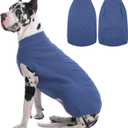 IECOii Great Dane Sweater, XXXXXL Dog Sweater for Extra Large Dogs, Blue, Polyester, Winter, Warmth, Comfort, Practical Design (XXXXX-Large(Chest:43.3 in))