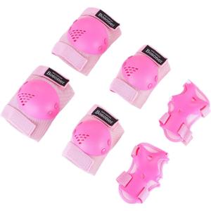 BOSONER Kids/Youth Knee Pads Elbow Pads Wrist Guards Set for 3-15 Years, Child Protective Gear Set for Roller Skates, Cycling, BMX Bike, Skateboard, Inline Skating, Scooter Riding Sports