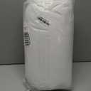 Paxrac Classic Pure White Comforter Queen Size, 3 Pieces Boho Comforter Set, Lightweight Solid Bedding Set, All Seasons Soft Breathable Queen Comforter Set (90x90In Comforter & 2 Pillowcases)