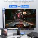 LENTION HDMI Switch 4K@60Hz,Hdmi Splitter,Bi-Directional HDMI Switcher,3-HDMI Switch Adapter with LED Indicator,2 Input 1 Output HDMI AB Switch,Compatible Xbox PS5/4/3 TV Box Fire Stick Roku(S32)