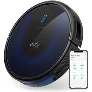 Eufy BoostIQ RoboVac 15C MAX, Wi-Fi Connected, Super-Thin, 2000Pa Suction, Quiet, Self-Charging Robotic Vacuum Cleaner, Cleans Hard Floors to Medium-Pile Carpets, Black