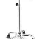 Houseables Mayo Stand, Medical Tray on Wheels, Mayo Stand with Wheels, Tattoo Tray, Stainless Steel Medical Cart, Surgical Cart, Rolling, Esthetician, Hair Salon, Stylist, Adjustable Height 31"-49"