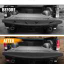 3PCS Combined Tailgate Cap Spoiler Molding Cover for Dodge Ram 1500 2009-2019, Rear Tail Gate Center Flex Step Top Trime Protector for Dodge Ram 2500 3500 2010-2018 Accessories
