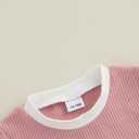 Toddler Baby Girl Clothes Floral Infant Summer Shirt Shorts Set Cute Big Sister Little Sister Matching Outfits (2-3T)