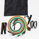 11 Pcs/Set Latex Resistance Bands Cross Fit Training Exercise Yoga Tubes Pull Rope,Rubber Expander Elastic Bands Fitness with Bag