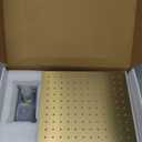 12 Inch Ceiling Mount Brushed Gold Shower System Bathroom Luxury Rain Mixer Shower Combo Set Ceiling Rainfall Shower Head System (Contain Shower Faucet Rough-in Valve Body and Trim)