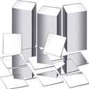 Jetec Mini Size Square Mirror Tiles Adhesive Small Square Craft Mirror Tiles for Crafts and DIY Projects Supplies(2 Inch,100 Pcs)