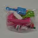 Top Race Beach Dump Truck - Sand Toy Set of 5 - Kids Dump Truck - 4 Multicolored Shovels and 1 Pink Sand Truck (5.9" H x 8.2" L x 5.7" W) - Ideal for Sandcastles & Outdoor Adventures
