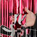 5 x Gradution Party Suppiles Backdrop Decoration 2026, Claas of 2026 Streamer Tinsel Foil Fringe Curtains, Photo Booth Prop Backdrop, Maroon Grad Photo Backgrounds