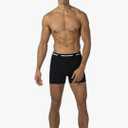 Skechers Men's Underwear Boxer Briefs 3-Pack, Contoured Pouch, Moisture Wicking, No Ride Comfort, Breathable Cotton L