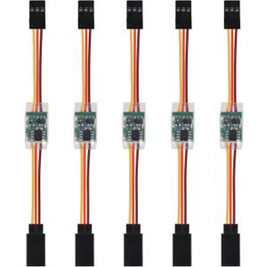 ACEIRMC 5pcs Servo Signal Reverser Rotation Inverter 3.6V - 24V Steering Gear Reverser for JR Futaba Aircraft Airplane Steering Gear and Any Servos