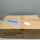 2 Pack Pull Out Cabinet Organizer Expandable Width(12.2"-20.47") & 21"Deep, Insputer No Drill Adhesive Slide Out Drawers with Upgrade 3 Slide Rails, Magnetic Panel, Roll Out Shelf for Kitchen, Pantry (White)