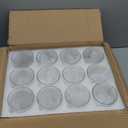 12pcs Glass Cylinder Vases for Centerpieces, 6 Inch Clear Flower Vases for Wedding Decorations and Indoor Home Decor, Hurricane Candle Holder for Table Shelf, Party