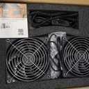 Solar Powered Fan, 15W Solar Chicken Coop Fan,Waterproof Ventilation Exhaust Fan for Outdoor Shed Chicken Coops Greenhouse Doghouses Pet House for Intake or Exhaust Air Cooling