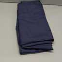 LUSHVIDA Rectangle Outdoor Tablecloth with Umbrella Hole and Zipper, 60x120 Inch Navy, Washable Waterproof Table Cloth Spill Proof Wrinkle Free Table Cover for Patio Spring Summer Picnic BBQS