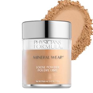Physicians Formula Mineral Wear Talc-Free Loose Powder Medium Beige, Dermatologist Tested, Clinicially Tested