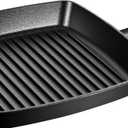 Staub American Grill Pan Cast Iron Suitable for Induction Cookers 30 cm Black
