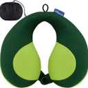 INFANZIA Kids Chin Supporting Travel Neck Pillow, Helps Support Head and Neck, Comfortably Designed for Head, Neck, and Chin Support - Gifts for Toddler/Child/Kids, Green