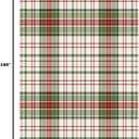 Muddy Mat® Plaid 6x9 Washable Area Rugs for Living Room, Bedroom & Dining Room – Modern Soft Low Pile Non Slip Carpet – Pet Friendly Waterproof Foldable Rugs for Home