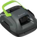 Cordless Robotic Pool Cleaner, Lasts 90 Min, Automatic Vacuum for Above-Ground Pools up to 860 Sq.ft, Portable, Self-Parking, Green