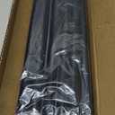 Alskarhem Black Curtain Rods for Windows 30 to 116 Inch,5/8 Inch Small Curtain Rod Set With Brackets