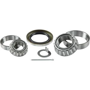 Lippert Trailer Bearing Replacement Kit for 6,000-lb. Axle Hubs with Inner & Outer Bearing Cones, Races, 2.25" Inner Diameter Double Lip Grease Seal, 1.75" Cotter Pin, 1.5" Tang Spindle Washer