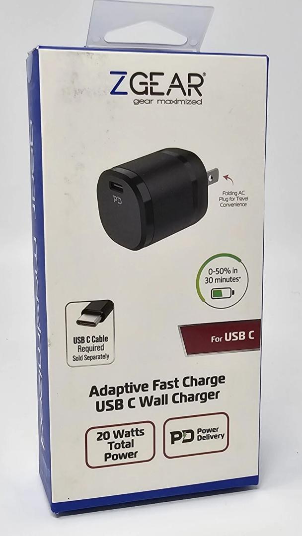 ZGR 20W TYPE C USB WALL CHARGER
