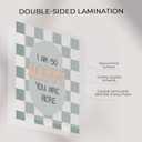 LOLUIS Inspirational Wall Art, Growth Mindset Positive Affirmations Nursery Classroom Decor, Set of 6 UNFRAMED 8x10in Gifts