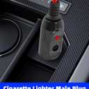 RIIEYOCA 12V 24V Cigarette Lighter Male Plug to O-Ring Terminal Extension Cord,16 AWG Heavy Duty 15A Car Cigarette Lighter Replacement Power Cable with On/Off Switch for Cars,Boats(1M/3.3FT)