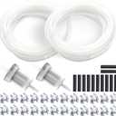 smseace 2 Set 16.4FT(5M) Fuel Line Kit with Fuel Filter and Hose Clamps for Diesel Heaters of Suitable Models