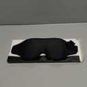 Sleep Eye Mask for Men Women, Sleeping Mask for Side Sleeper, Travel Blackout Night Blindfold Eye Shade Cover with Adjustable Strap (Black)