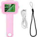 Fafeicy Handheld Digital Microscope USB Microscope 500X Magnification 2.4in Screen 2MP with 8 LED Lights for Kids Students XP/7/8/10/11 OS X