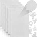 24 Sheets Silver Glitter Cardstock Paper, A4 Premium Sparkly Paper for Scrapbook, DIY Projects, Party Decoration, Gift Box Wrapping 250GSM/92lb