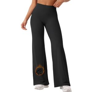 YEOREO Ease Workout Leggings Womens No Front Seam Straight Leggings 31.5 High Waist Buttery Eddiy Yoga Pants, Black, Small