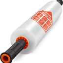 JARLINK Stretch Film, 15 Inch x 1000 Feet Shrink Wrap for Pallet Wrap, Industrial Strength Stretch Wrap with Handles, Moving Wrapping Plastic Roll, 60 Gauge, 1 Pack, Clear