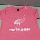 Emu Whisperer Outfit Emus Costume Bird Lover T-Shirt Size Medium
