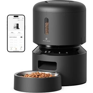 PETLIBRO Automatic Cat Feeder, 5G WiFi Pet Feeder with Freshness Preservation, Timed Cat Feeders for Dry Food, Up to 48 Portions 10 Meals Per Day, Granary Pet Feeder for Cat/Dog