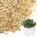NUPICK 1-2mm Coarse Sand for Plants, 6lb Horticultural Grit for Succulents, Desert Silica Sand for Cactus, Decorative Gravel for Landscaping, Gold Grit for Aquariums, Bonsai, Vases Fillers