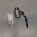 Male x Female NPT Ball Valve, 304 Stainless Steel Full Port Ball Valve, Heavy Duty 1000WOG for Water,Oil and Gas (3/4") (0.75 Inch)