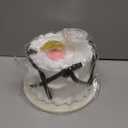 Fake Cake 6.2 Inch Reusable Birthday Prop, Artificial Cake for Party Decor