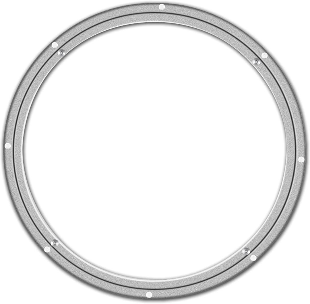 18 Inchs Lazy Susan Aluminum Bearing Metal Rotating Turntable Bearings Swivel Plate Hardware for Dining-Table and Workbench