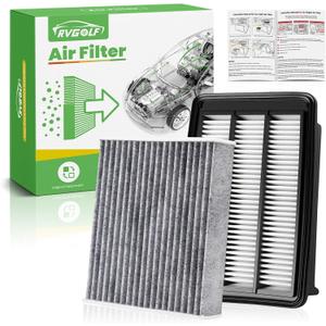 Engine+Cabin Air Filters Fit for (All Only Gas, Not Hybrid) Honda Civic L4 1.5L 2016-2021, CR-V CRV L4 1.5L 2017-2022 Engine Air Filter Replace Air Filter for My Car # CF11182 CA12050