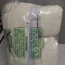 MIULEE Linen Pinch Pleated 100% Blackout Linen Curtains 96 Inch Length 2 Panels Set, Black Out Memory Trained Pleat Curtains Light Blocking Room Darkening Drapes for Bedroom Living Room Window