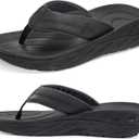 ZURIN Mens Orthotic Flip Flops Recovery Sandals Slides for MenComfort Thong Sandals with Plantar Fasciitis Arch Support Thick Athletic Cushion for Sports Exercise Walking Beach Indoor Outdoor, 10.5