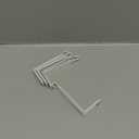 4 Pack Metal Cubicle Hangers Over The Door Mirror Hooks Adjustable Cubicle Hooks Universal Door Hangers for Hats, Fit Panels with 1.4" to 3.5" Thickness (Black)