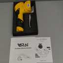 2026 Cordless Electric Scissors, Fast Charging Rechargeable Cardboard Cutter with Replaceable Blades and Long-Lasting Battery, Effortless Cutting for Cloth, Fabric, Plastic & Leather (Yellow-black)