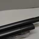 Tension Curtain Rod 51-165In(4.25-13.75Ft), Extra Long Outdoor Curtain Rod No Drilling for Window or Bathroom Patio, Adjustable Spring Shower Rod, Easy to Install Never Rust, Rod Diameter 1.26In-Black