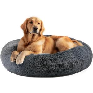Dog Beds Large Sized Dog and Cats, 32in Pet Beds for Large Pet, Washable Indestructible Extra Large (Dark Grey)
