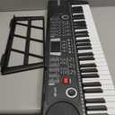 61 keys keyboard piano, Electronic Digital Piano with Built-In Speaker Microphone, Sheet Stand and Power Supply, Portable piano Keyboard Gift Teaching for Beginners